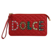 Dolce & Gabbana Pochette in Pelle in Rosso