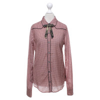 Maison Scotch Patterned blouse with bow