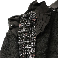 Moschino Long blazer with decorations
