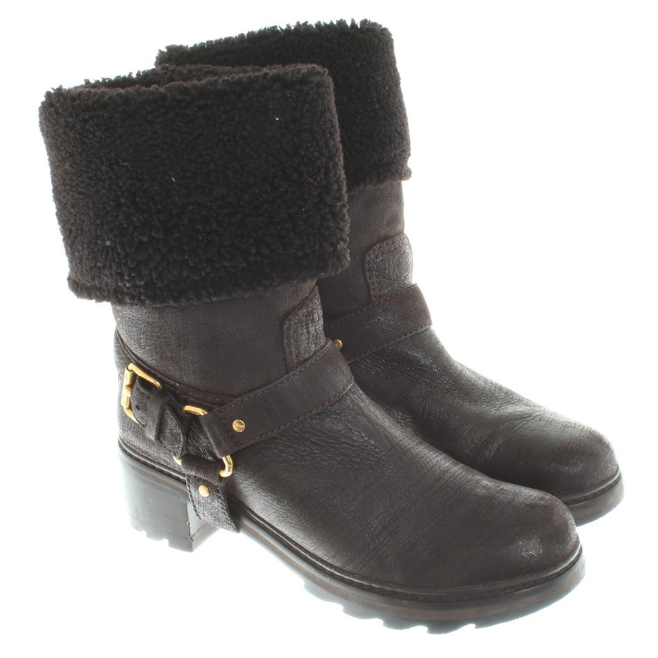 Prada Ankle boots in dark brown