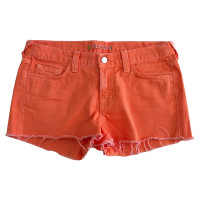 J Brand Shorts aus Jeansstoff in Orange