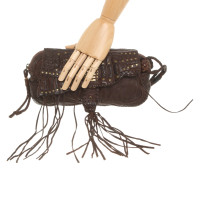 All Saints Clutch Bag Leather in Brown