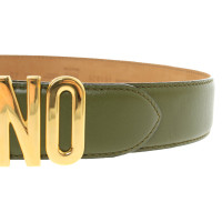 Moschino Belt Leather in Green