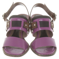 Marni Sandals in purple