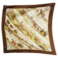 Hermès Silk cloth with print motif
