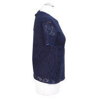 French Connection Lace Top in donkerblauw