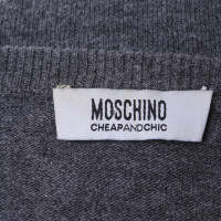 Moschino Sweater in grey / red