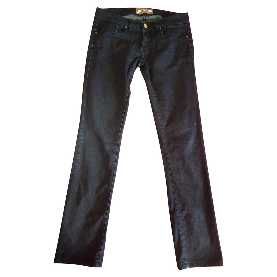 John Galliano Jeans aus Baumwolle in Blau