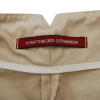 Comptoir Des Cotonniers Trousers Cotton in Beige