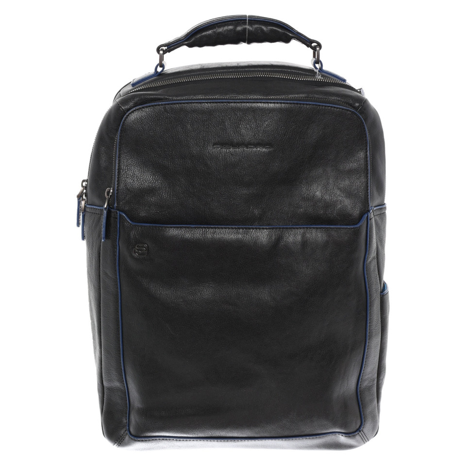 Piquadro Backpack Leather in Black