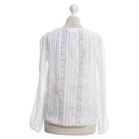 Isabel Marant Etoile Camicia in bianco con pizzo