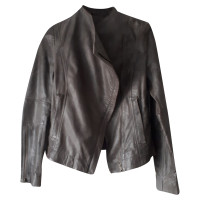 Liebeskind Berlin Jacket/Coat Leather in Grey
