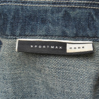 Sport Max giacca di jeans in azzurro