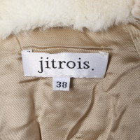 Jitrois Jacket/Coat Fur in Beige