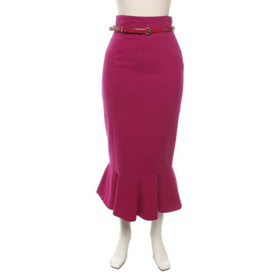 Moschino Cheap And Chic Skirt in Fuchsia