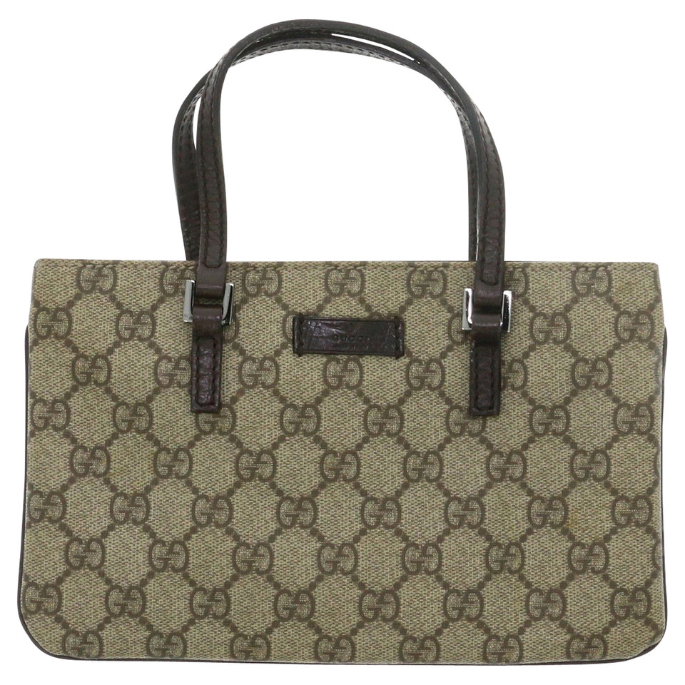 Gucci Handtas met patroon Guccissima