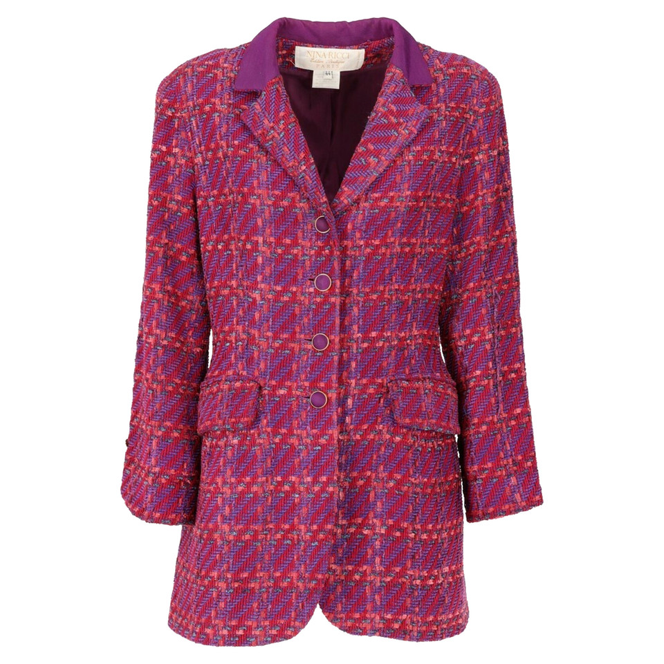 Nina Ricci Jacket/Coat Wool in Pink