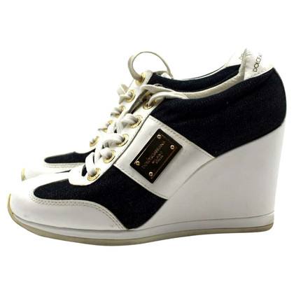 Dolce & Gabbana Sneakers aus Jeansstoff