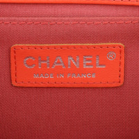 Chanel Boy Medium aus Leder in Rot
