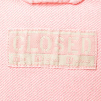 Closed Giacca di jeans color rosa neon