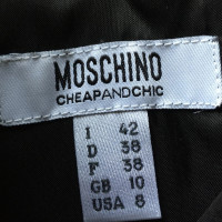Moschino Schwarzes Kleid mit Schleifendetail