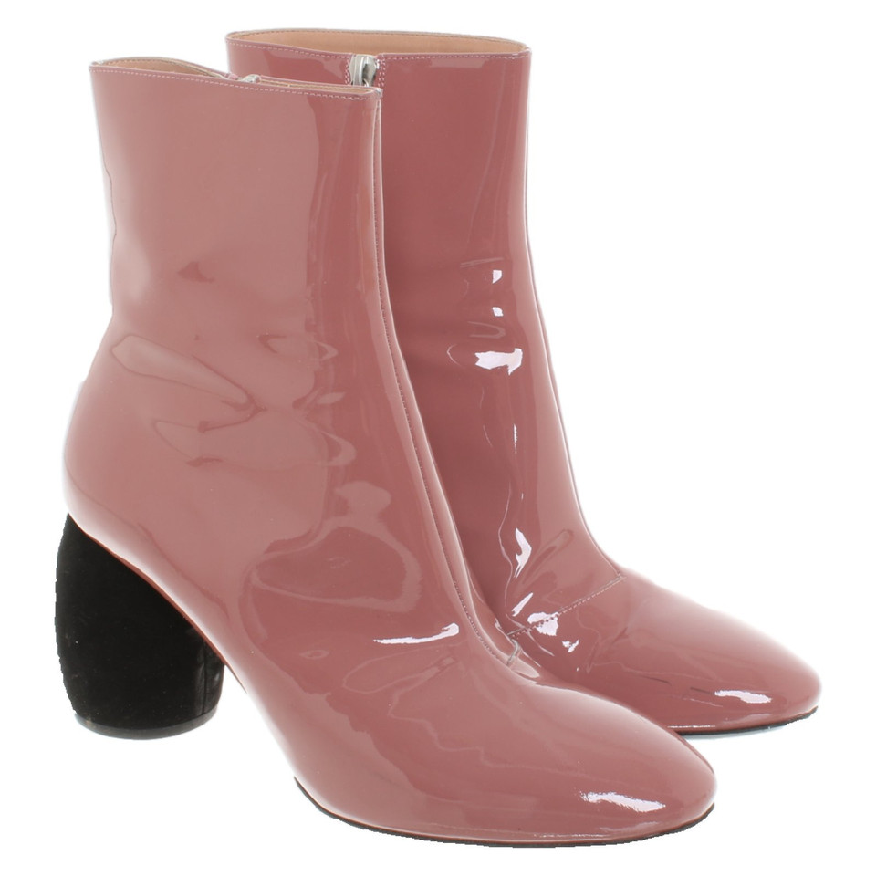 Dries Van Noten Bottines en Cuir verni