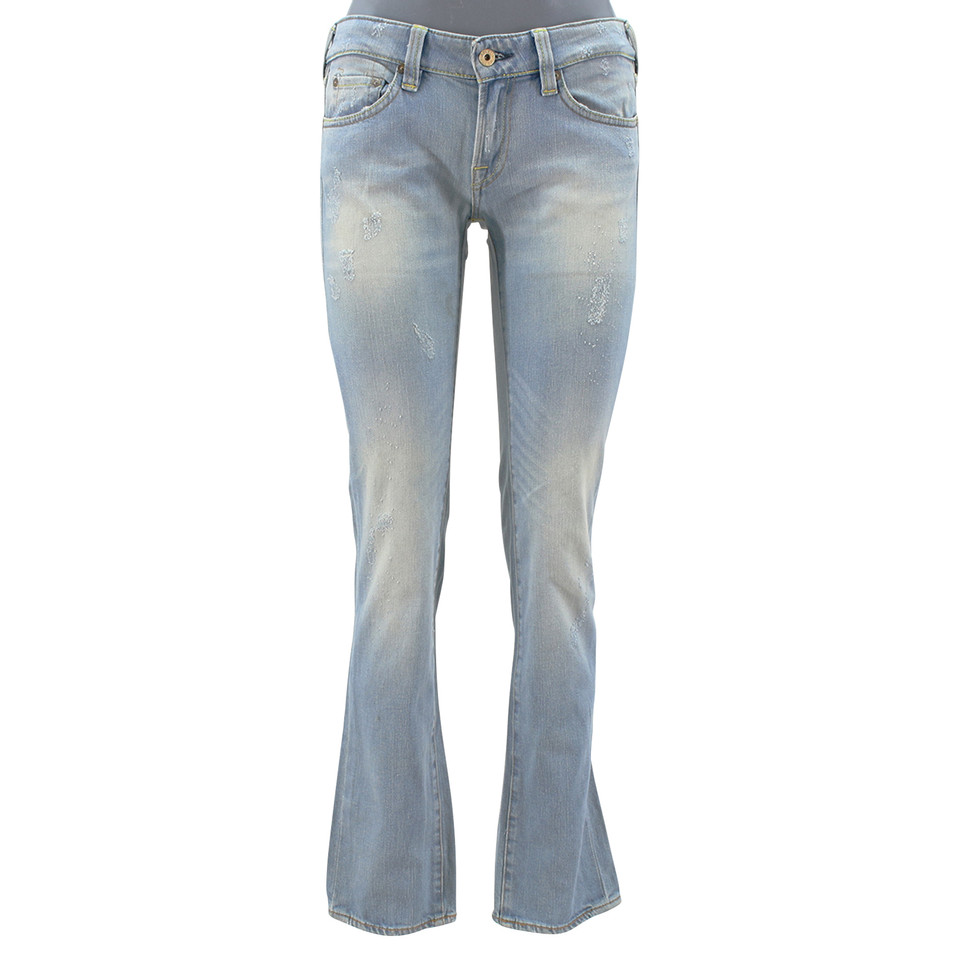 Evisu Jeans aus Baumwolle in Blau