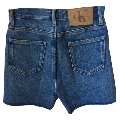 Calvin Klein Shorts aus Jeansstoff in Blau