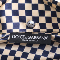 Dolce & Gabbana Seidenbluse mit Muster