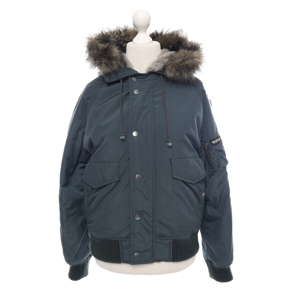 Woolrich Jacke/Mantel in Petrol