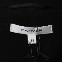 Carven Korte jas in zwart