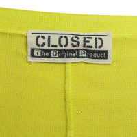 Closed Trui in neon geel