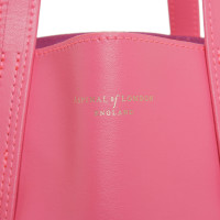 Aspinal Of London Shopper in Neonpink