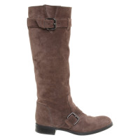 Tod's Boots Suede in Brown