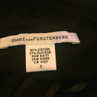 Diane Von Furstenberg Schwarzes One-Shoulder-Kleid