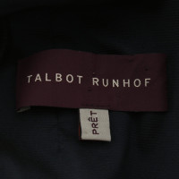 Talbot Runhof Robe en bleu foncé