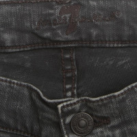 7 For All Mankind Moon washed jeans in dark grey