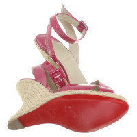 Christian Louboutin Patent leather wedges