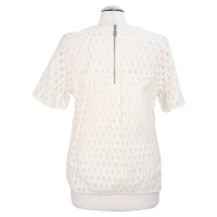 Whistles Lace top in white