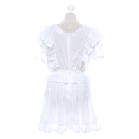 Isabel Marant Etoile Kleid aus Baumwolle in Weiß