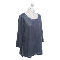 Marc Cain Top in blu / argento