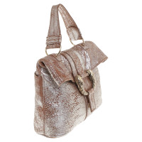 Bulgari Handbag in brown / silver