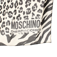 Moschino Cheap And Chic Silk scarf with motif
