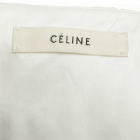 Céline jupe plissée en blanc