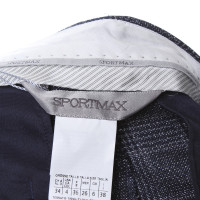 Sport Max trousers with checked pattern