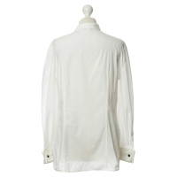 Armani Tuxedo blouse in white