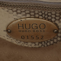 Hugo Boss clutch in reptiellook