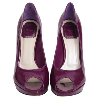 Christian Dior Elegant peep-toe pumps