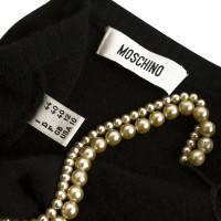 Moschino Strickjacke mit Perlen