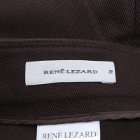 René Lezard Skirt Cotton in Brown